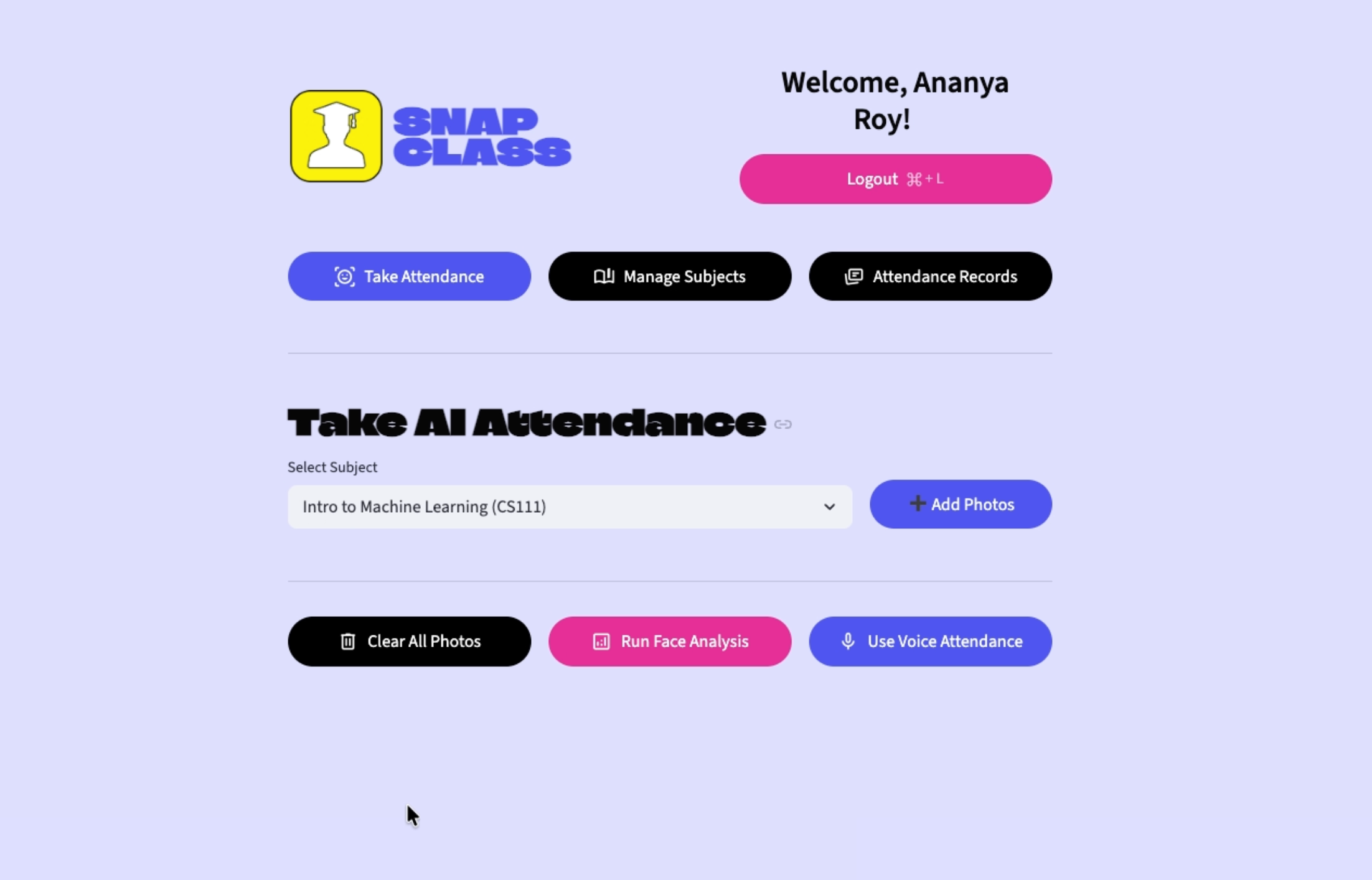 Teacher Dashboard